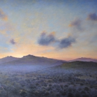 SOLD - Sunrise from Easdon, 60 x 90cm, oil on canvas