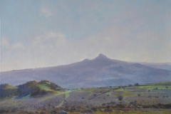 (SOLD) Tor Rocks, (towards Haytor) 47 x 47cm, oil on canvas