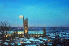7. Canterbury Cathedral (moon rise) 29 x 21cm