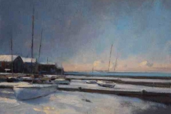 snow showers (morning)-whitstable beach