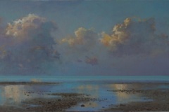 Cloud Study West Beach Whitstable, 61 x 24.5, oil on canvas
