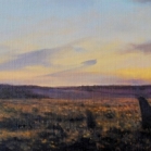 SOLD - Scorhill, 27 x 104cm, oil on canvas.