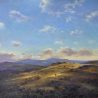 SOLD - Sun & Shadows, 31 x 31cm, oil on canvas