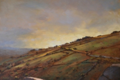 SOLD - After Rain, 44 x 58cm, oil on wood panel