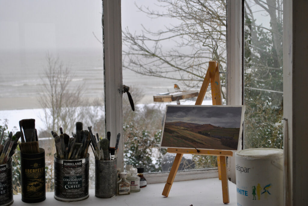 Studio in the winter