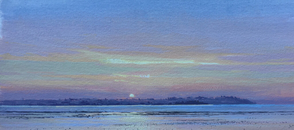 Small Gouach painting - Ric Horner