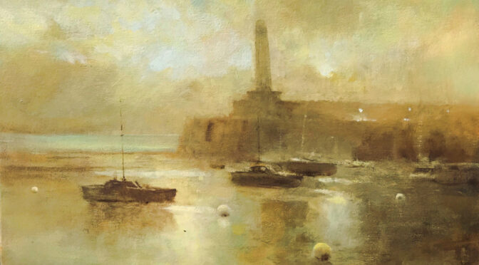 Margate painted in a contemporary J. M. W. Turner-style